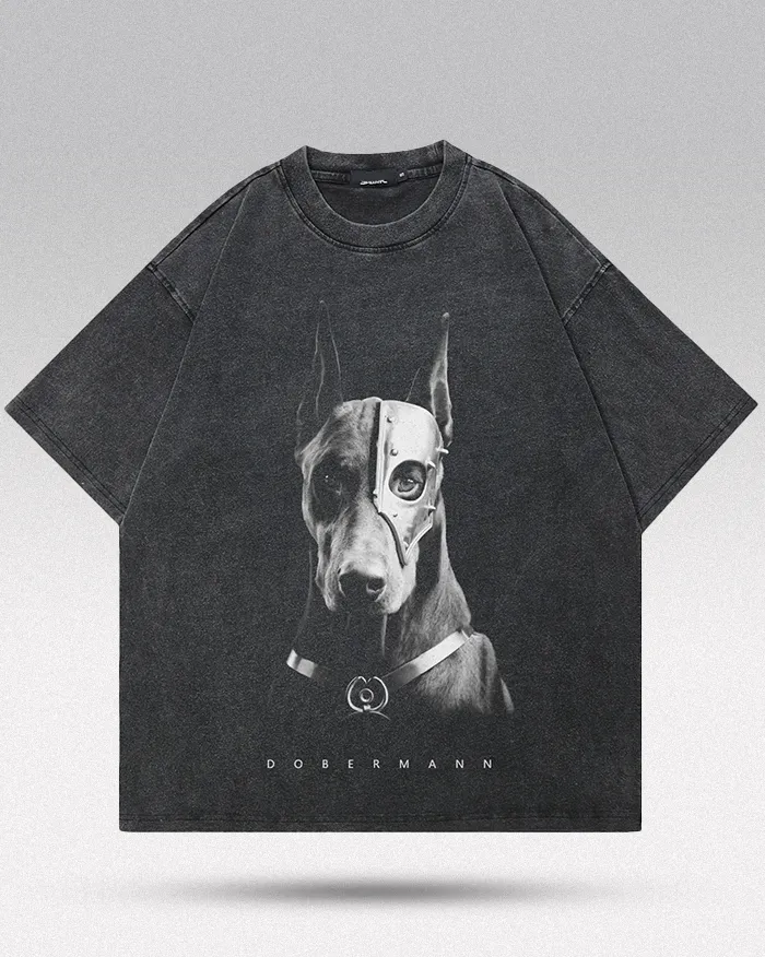 Washed Black T-Shirt "Crix" - Image 2
