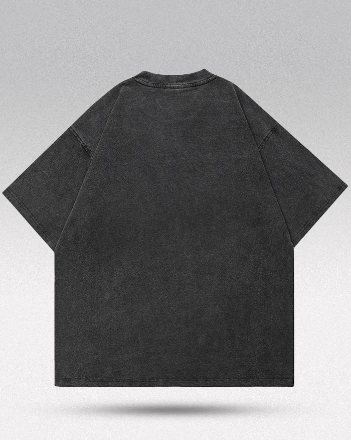 Washed Black T-Shirt "Crix" - Image 3