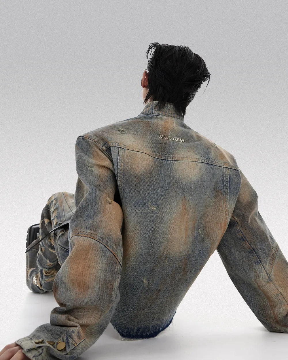 Washed Denim Jacket "Amami" - Image 5