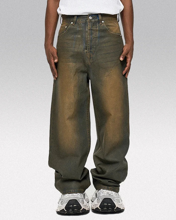 Wax coated jeans jeans "Nomi" - Image 4