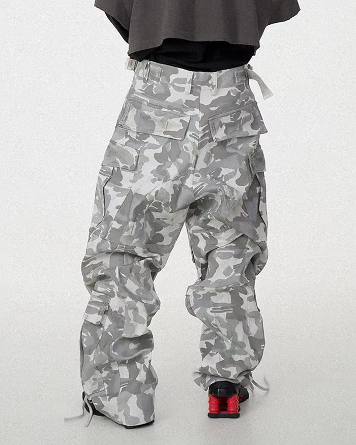 White Camo baggy pants "Yashu" - Image 2