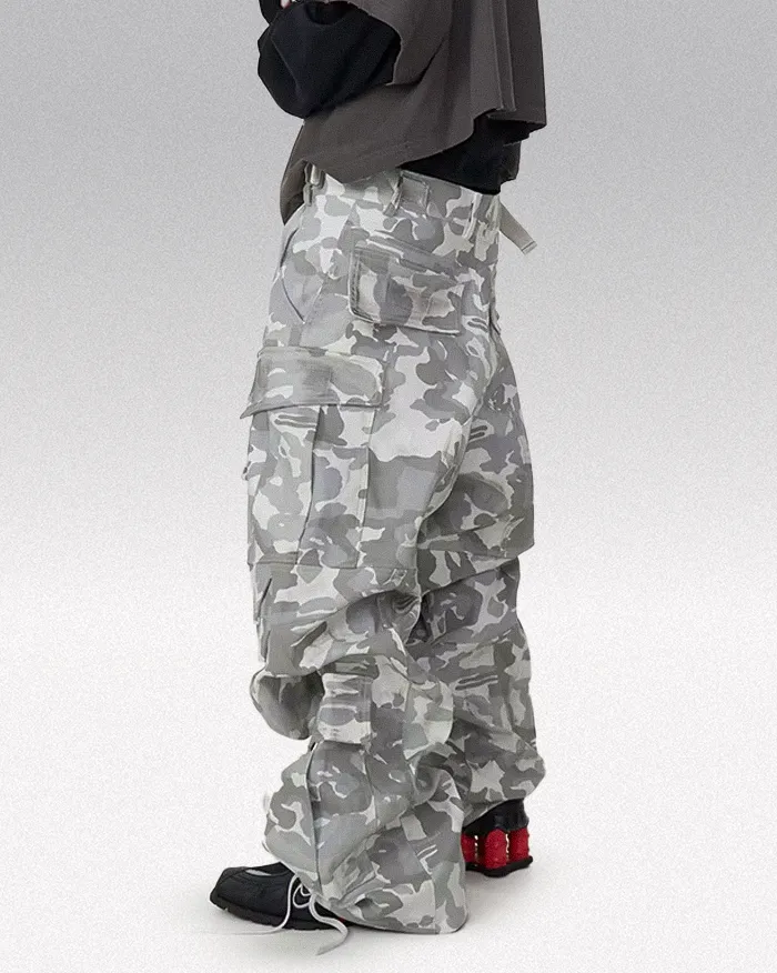 White Camo baggy pants "Yashu" - Image 4