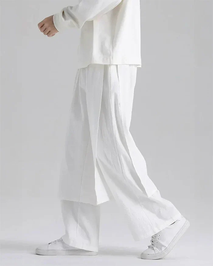 White hakama pants "Yotsu" - Image 6