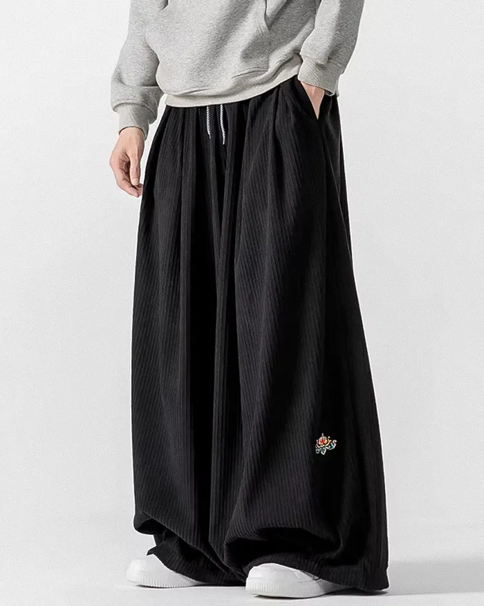 Wide leg corduroy pants "Yagata" - Image 11