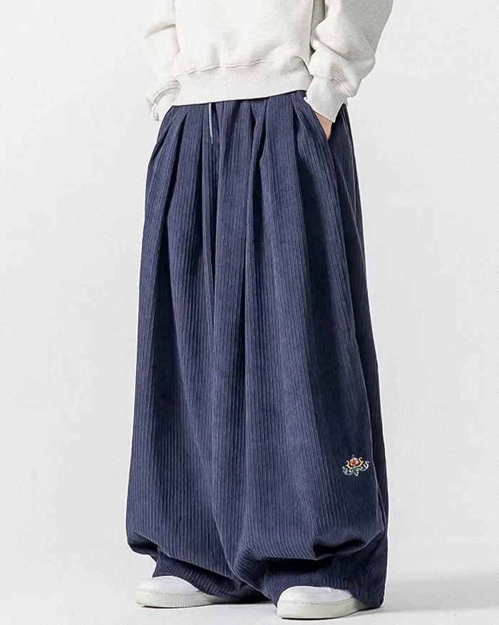 Wide leg corduroy pants "Yagata" - Image 3