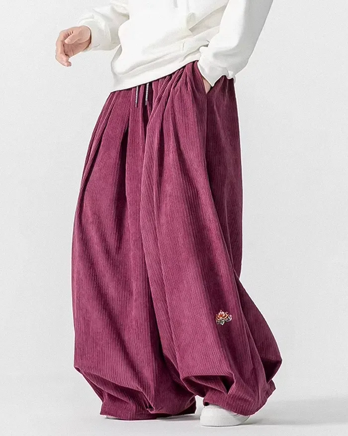 Wide leg corduroy pants "Yagata" - Image 5