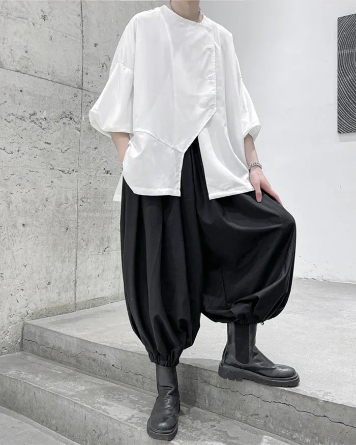 Wide leg harem pants "Seki" - Image 10