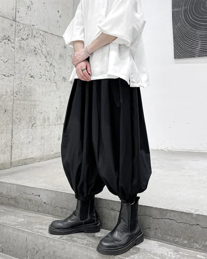 Wide leg harem pants "Seki" - Image 9