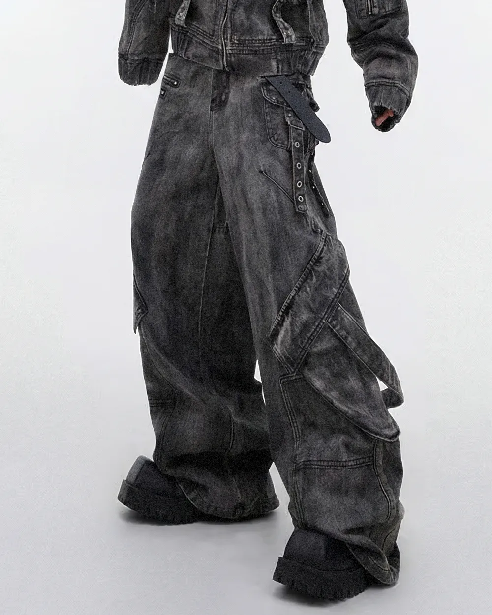Wide leg jeans Y2k "Takami" - Image 2