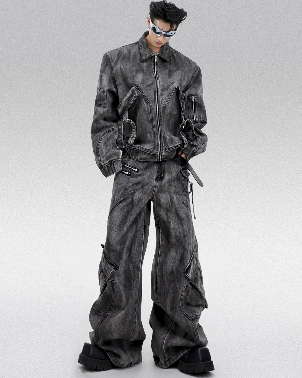 Wide leg jeans Y2k "Takami" - Image 4