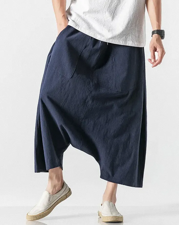 Wide leg linen pants "Kisawa" - Image 10