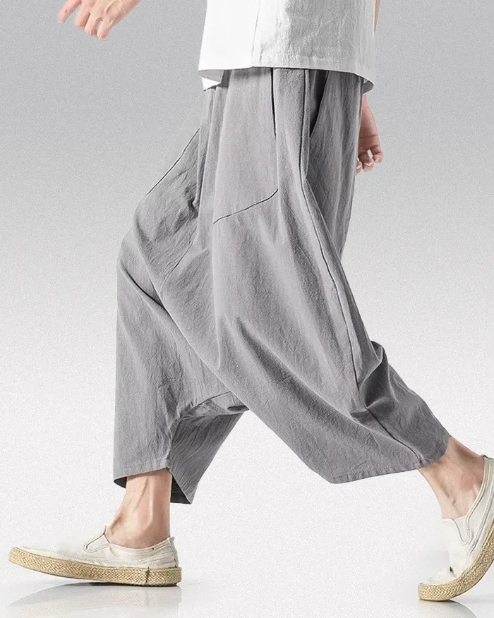 Wide leg linen pants "Kisawa" - Image 3
