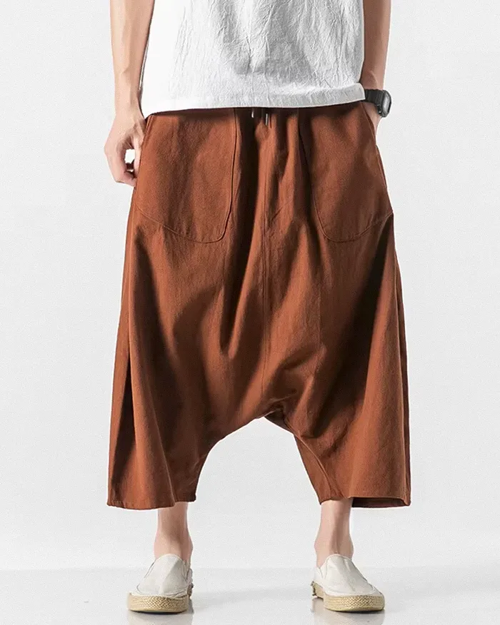 Wide leg linen pants "Kisawa" - Image 7