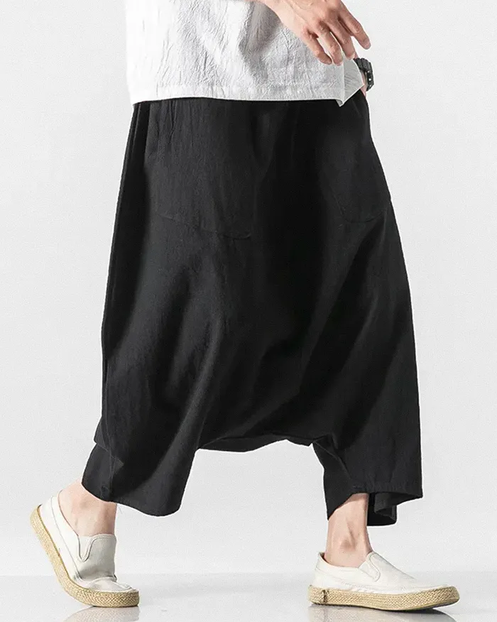 Wide leg linen pants "Kisawa" - Image 8