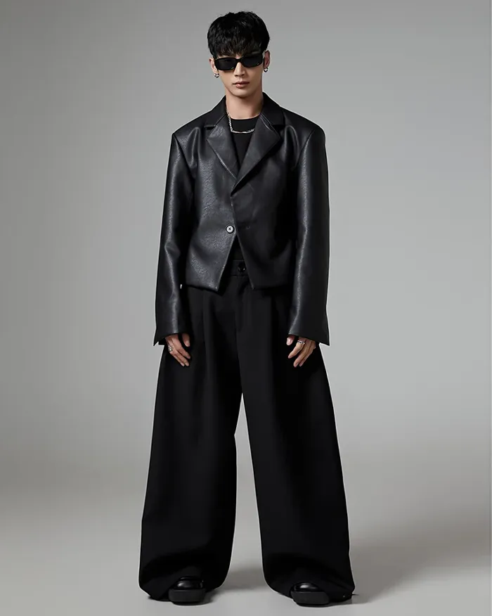 Wide leg pants for men "Tainai" - Image 7