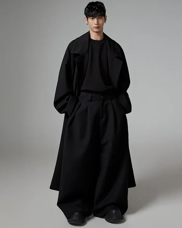 Wide leg pants for men "Tainai" - Image 8