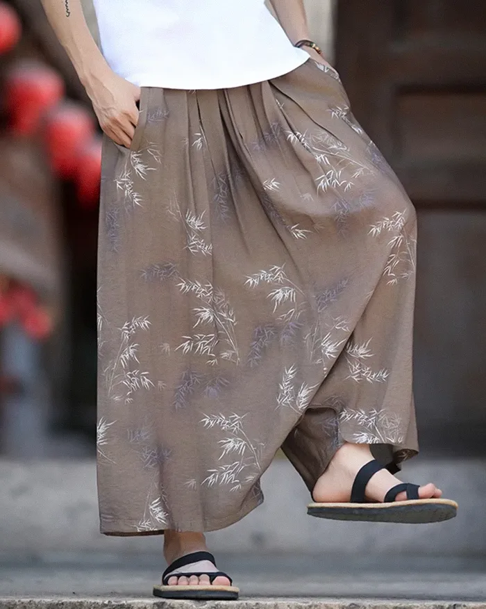 Wide leg pants men's style "Tsuura" - Image 5