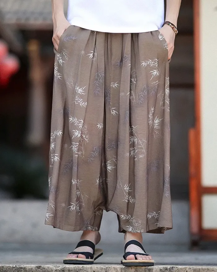 Wide leg pants men's style "Tsuura" - Image 7