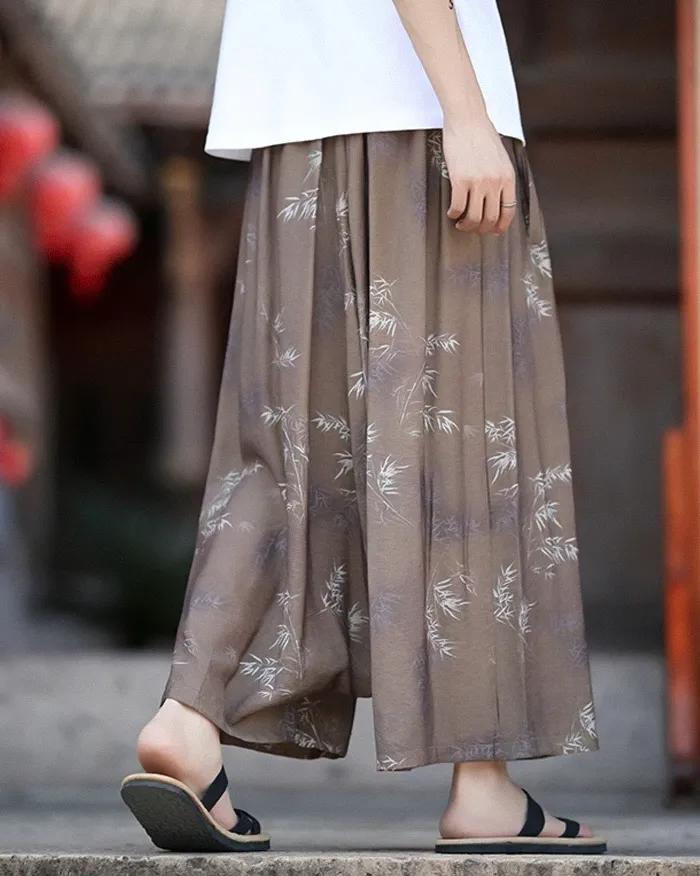Wide leg pants men's style "Tsuura" - Image 8