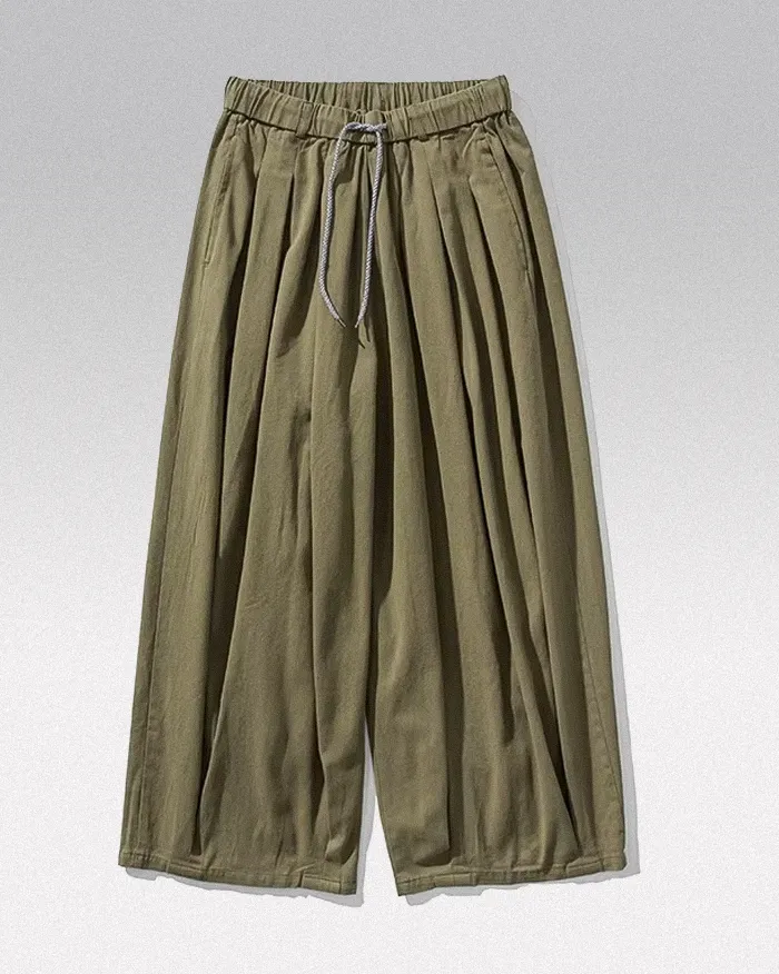 Wide leg trouser pants "Roishi" - Image 9