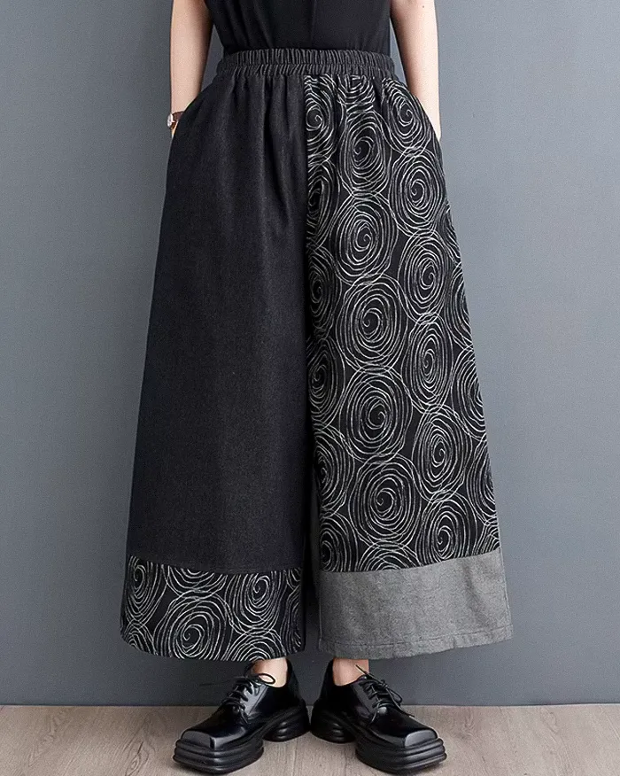 Wide leg women's pants "Kikuchi" - Image 11