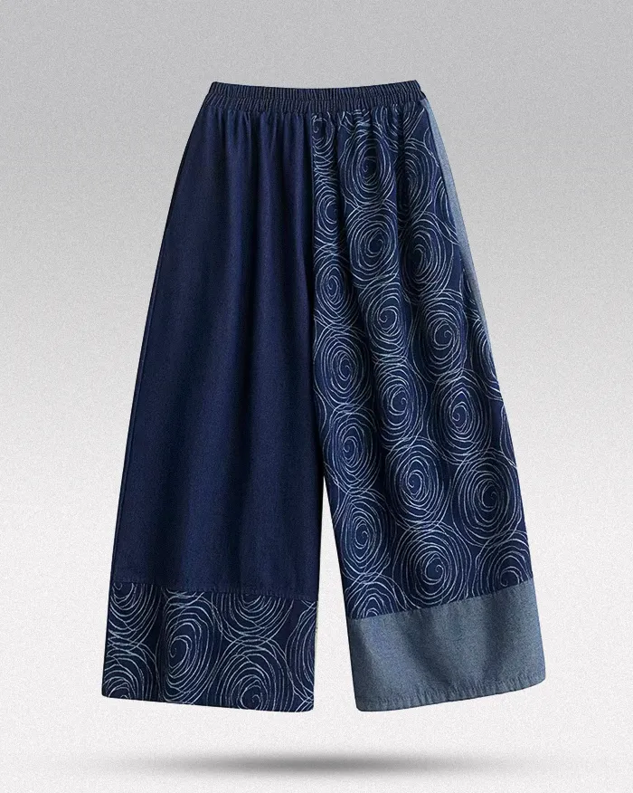 Wide leg women's pants "Kikuchi" - Image 3