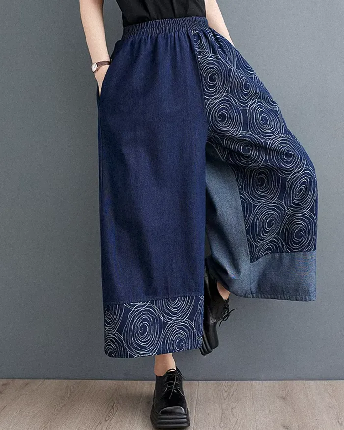 Wide leg women's pants "Kikuchi" - Image 5