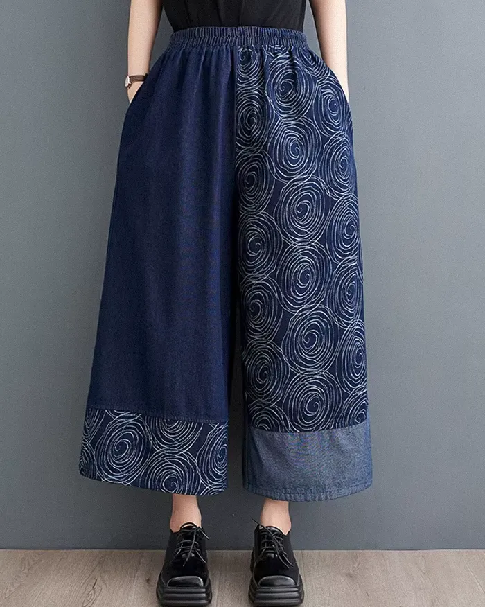 Wide leg women's pants "Kikuchi" - Image 6