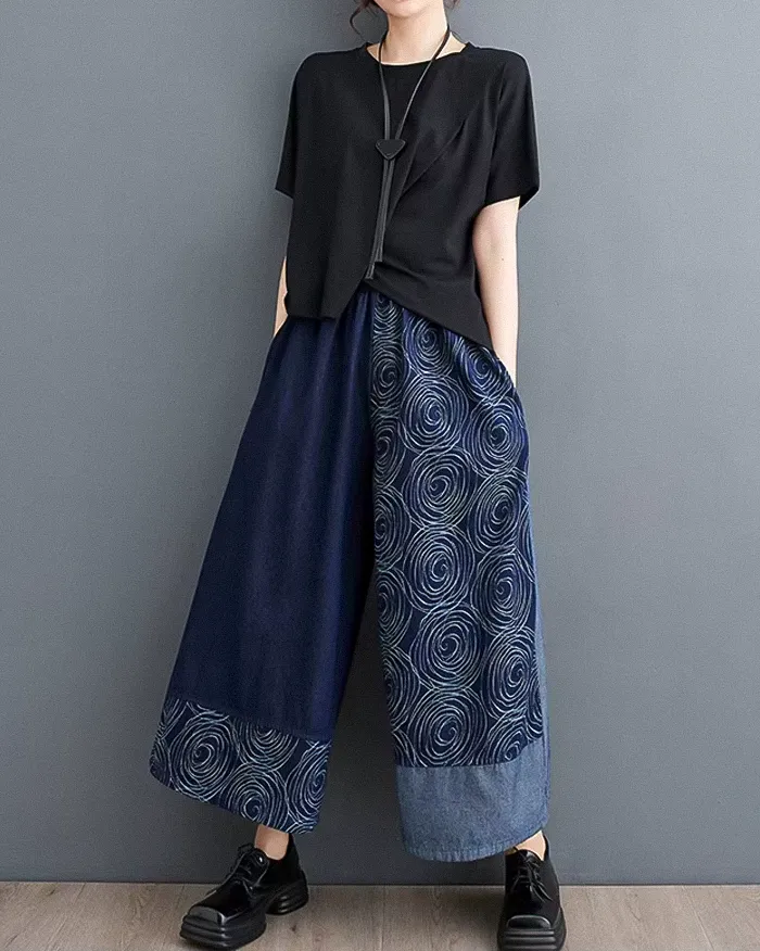 Wide leg women's pants "Kikuchi" - Image 7
