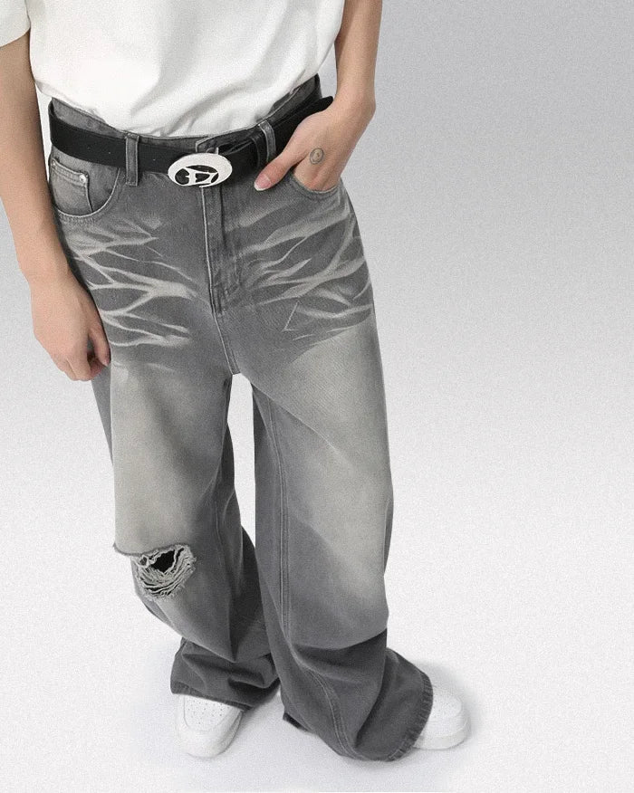 Wide leg y2k jeans "Oshu" - Image 8