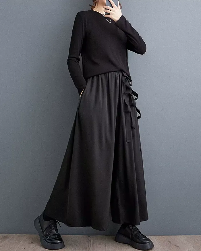 Wide legged pants for women "Hiyama" - Image 4