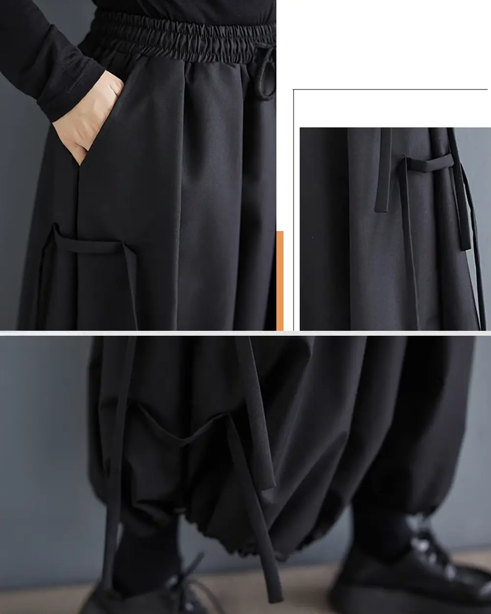Wide legged pants women "Gamata" - Image 8