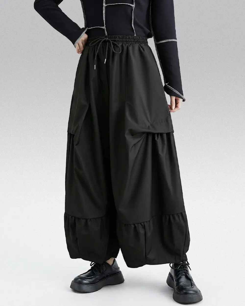 Wide legs pants for women "Fukuchi" - Image 2