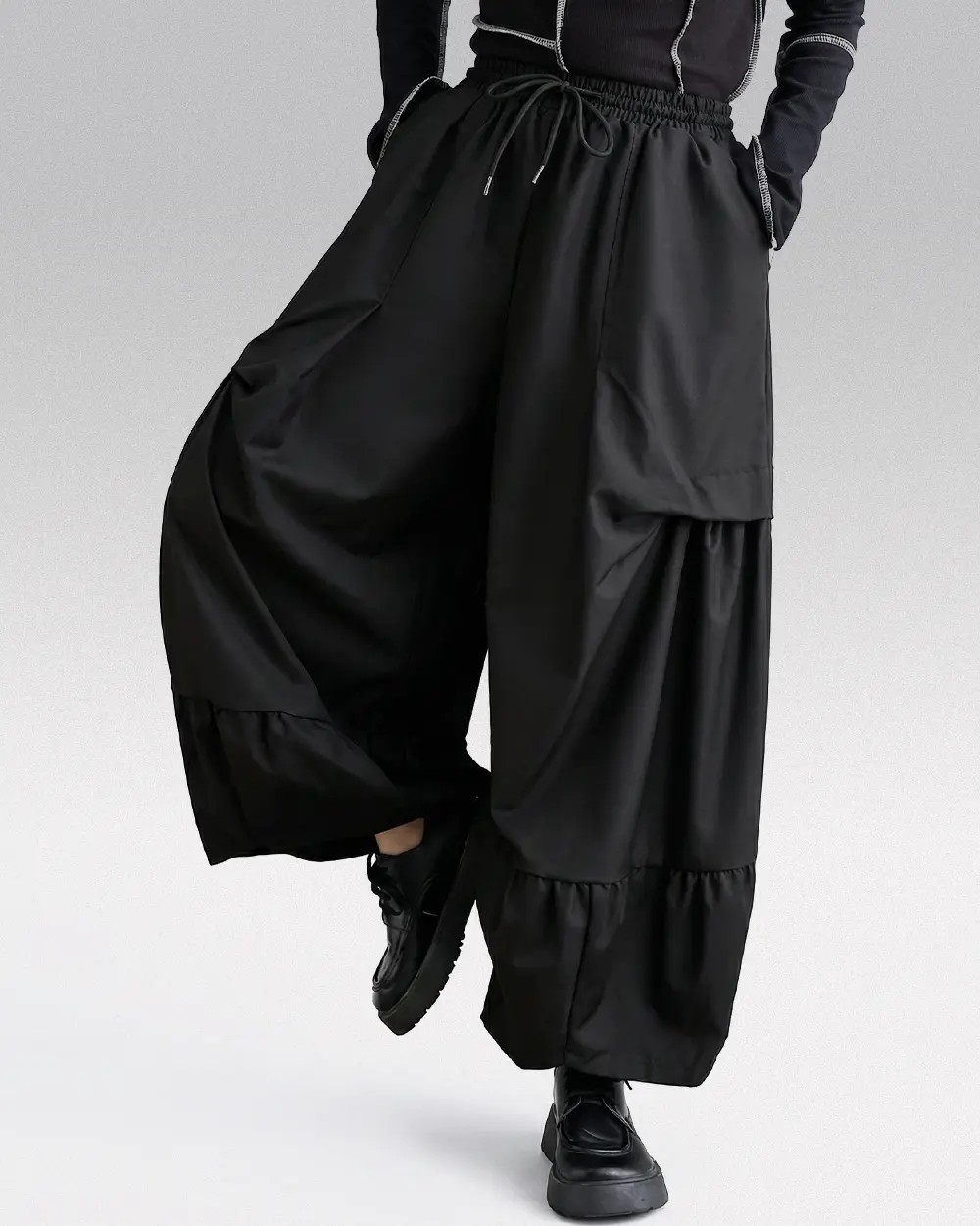 Wide legs pants for women "Fukuchi" - Image 4