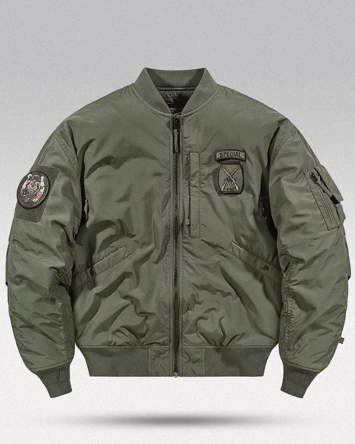 Winter bomber jacket men's "Shonji" - Image 2