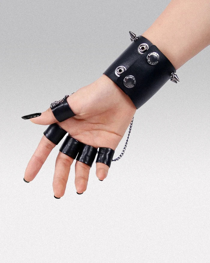 Women Skull bracelet glove - Image 2