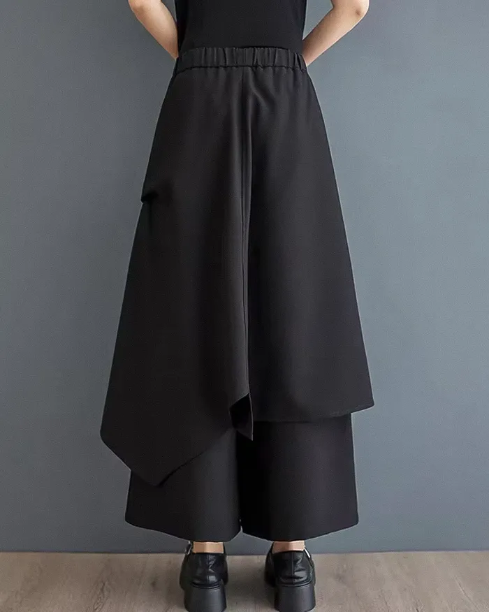 Women's double layered hakama pants "Yami" - Image 3