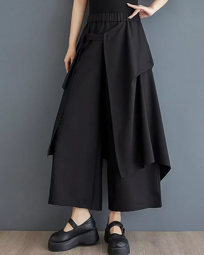Women's double layered hakama pants "Yami" - Image 4