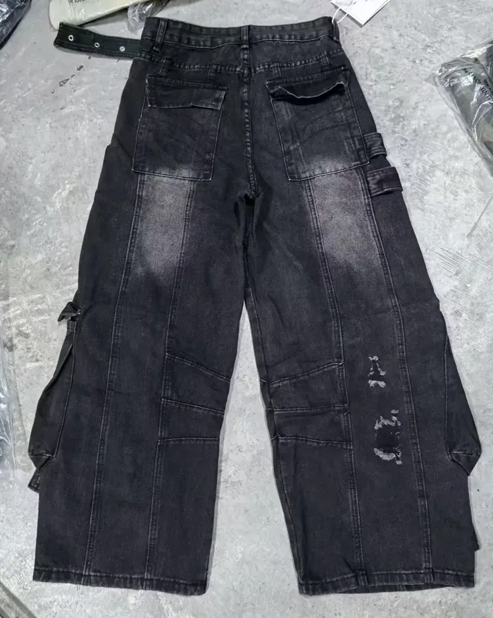 Y2k aesthetic jeans "Hakusan" - Image 11