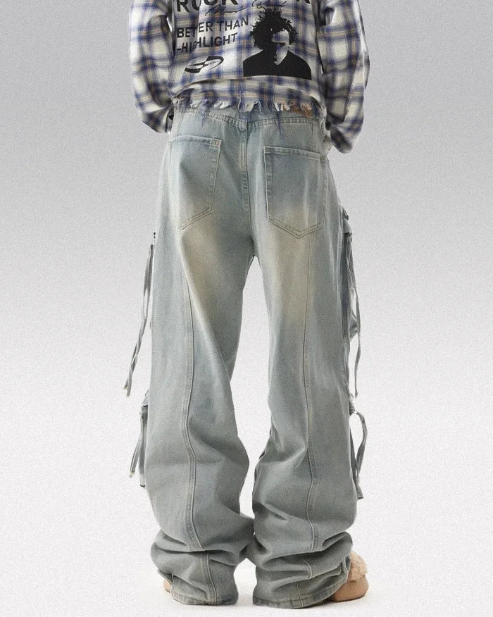 Y2k baggy jeans men's "Shibushi" - Image 5