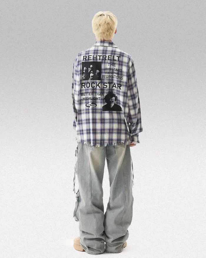 Y2k baggy jeans men's "Shibushi" - Image 6