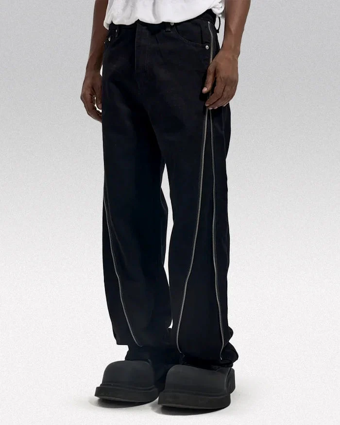 Y2k black jeans "Chiota" - Image 3
