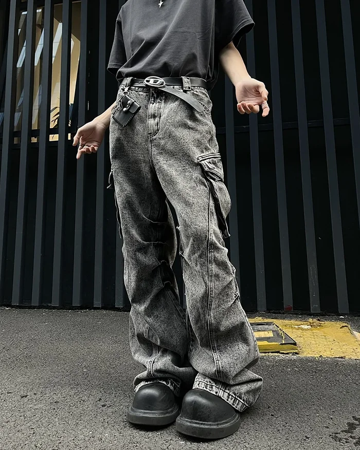 Y2k bootcut jeans "Hiwaki" - Image 4