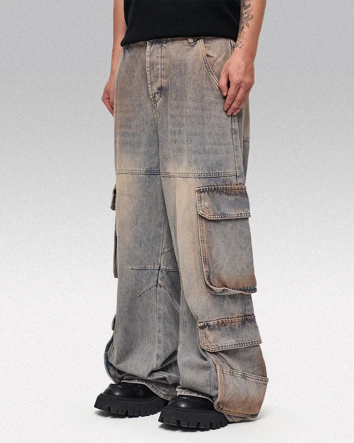 Y2k cargo jeans "Bando"