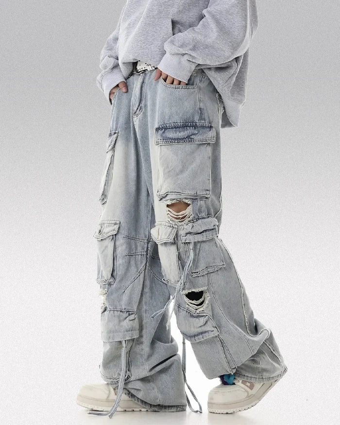 Y2K Cargo Pants "Nomichi" - Image 3