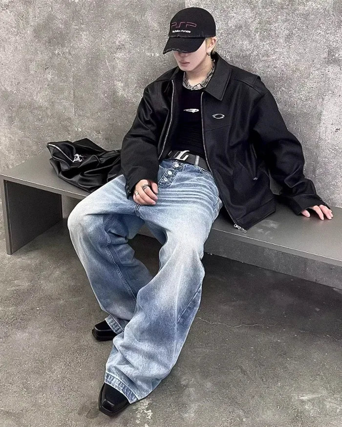 Y2k denim jeans "Rikuzen" - Image 3