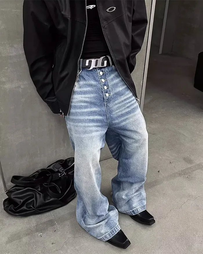 Y2k denim jeans "Rikuzen" - Image 4