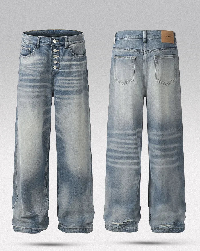 Y2k denim jeans "Rikuzen" - Image 7