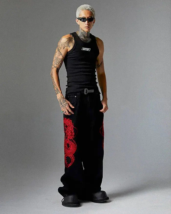 Y2k embroidered jeans "Shiron" - Image 3