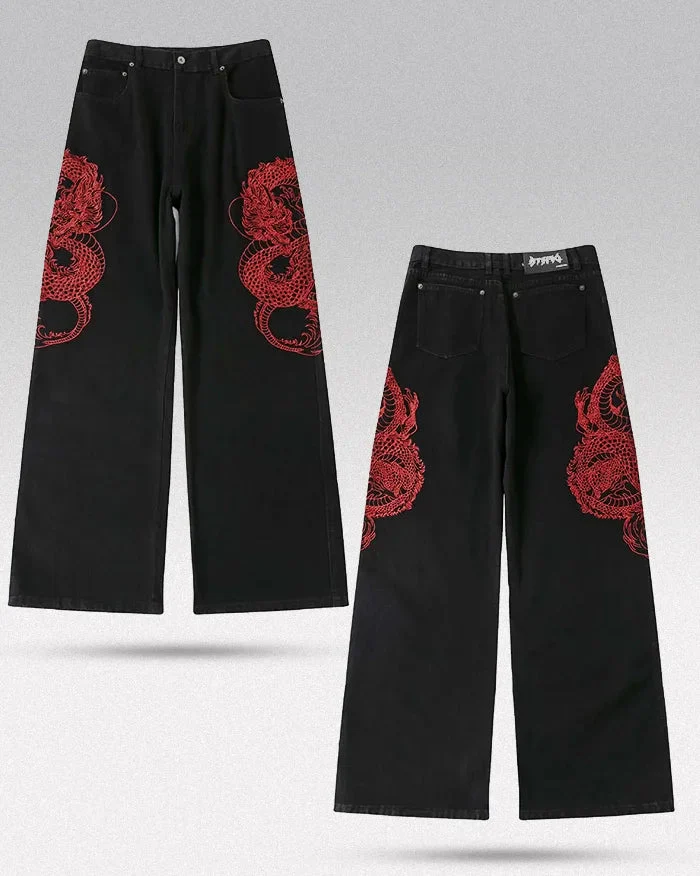 Y2k embroidered jeans "Shiron" - Image 5
